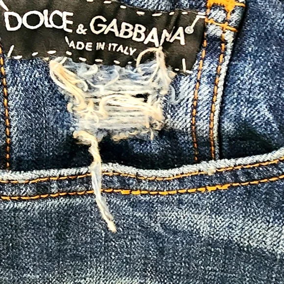 NWT Dolce & Gabbana Denim Jeans with Bling design 💥 - Picture 9 of 9
